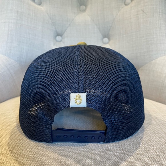 Spiritual Gangster Olive and Teal Trucker Hat - Picture 3 of 4